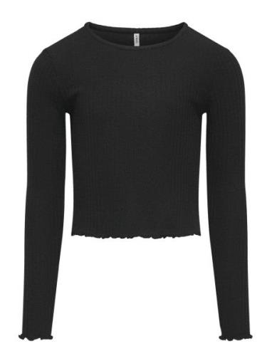 Kognella L/S O-Neck Top Jrs Noos Black Kids Only