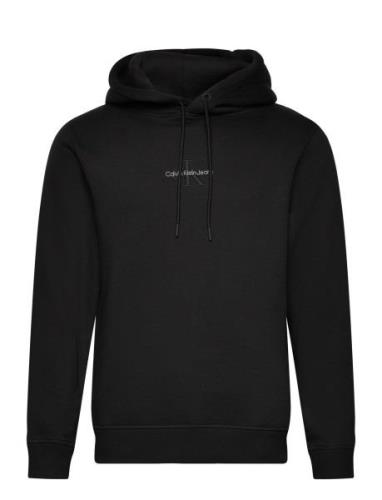 Monologo Hoodie Black Calvin Klein Jeans