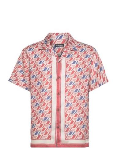 Elio Tencel Moto Print Shirt  J. Lindeberg