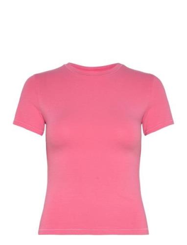 Flex Tee Pink Organic Basics