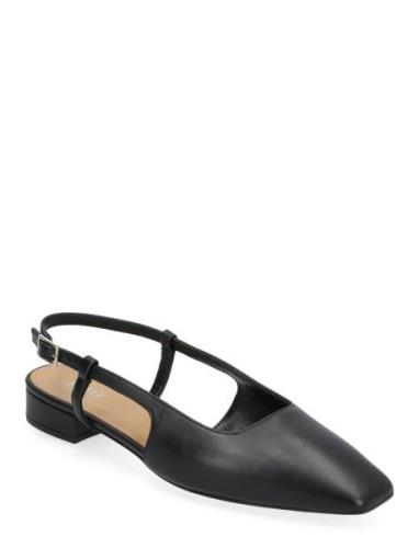 Flat Sling-Back Black Apair