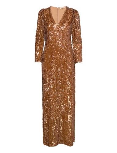 Sequins Maxi Dress Brown By Ti Mo