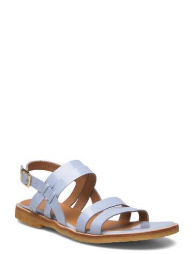 Sandals - Flat - Open Toe - Op Blue ANGULUS