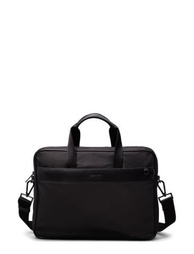 Ck Est. Nylon Laptop Bag W/Case Black Calvin Klein