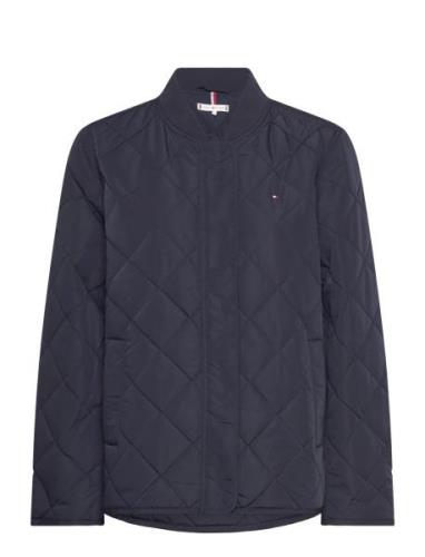 Lw Quilted Bomber Jacket Navy Tommy Hilfiger