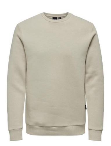 Onsceres Crew Neck Noos Beige ONLY & SONS