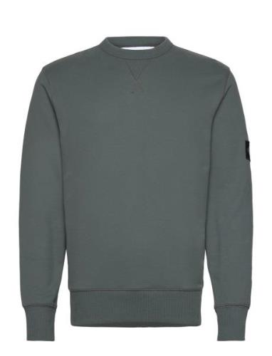 Badge Crew Neck Grey Calvin Klein Jeans