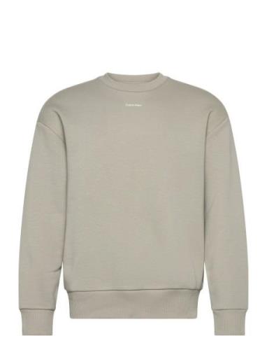 Nano Logo Sweatshirt Beige Calvin Klein