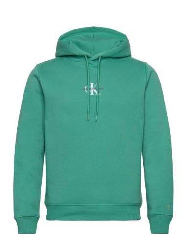 Monologo Hoodie Green Calvin Klein Jeans