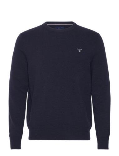 Extrafine Lambswool C-Neck O/S Navy GANT