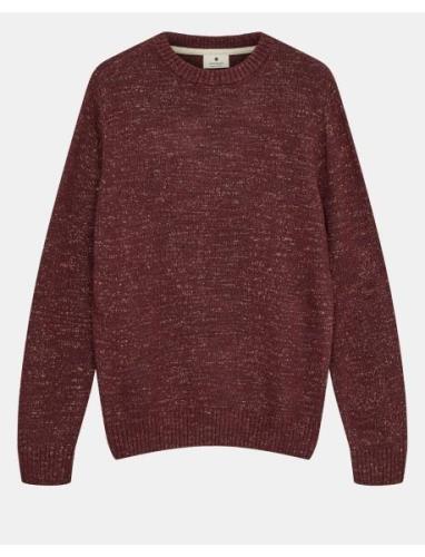 Aksune Space Yarn Crew Neck Burgundy Anerkjendt