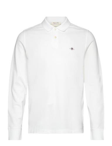 Reg Shield Ls Pique Polo White GANT