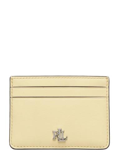 Leather Card Case Yellow Lauren Ralph Lauren