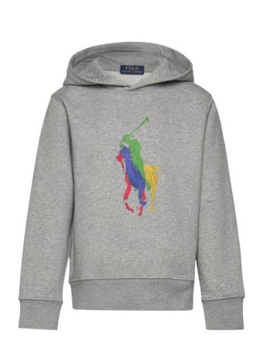 Big Pony Fleece Hoodie Grey Ralph Lauren Kids