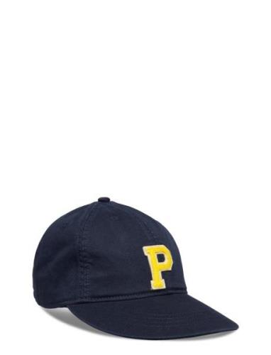 Letterman Cotton Twill Ball Cap Navy Ralph Lauren Kids