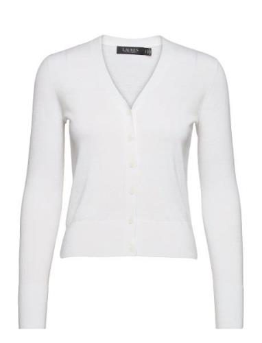 Cotton-Modal Cardigan Sweater White Lauren Ralph Lauren