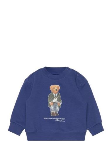 Polo Bear Fleece Sweatshirt Blue Ralph Lauren Baby