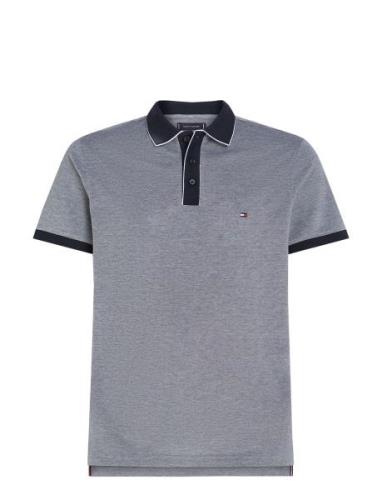 Cotton Modal Reg Polo Blue Tommy Hilfiger