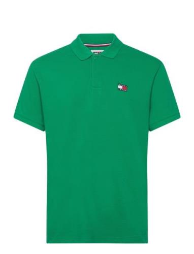 Tjm Reg Badge Polo Green Tommy Jeans