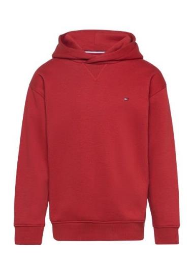 U Timeless Fleece Hoodie Red Tommy Hilfiger