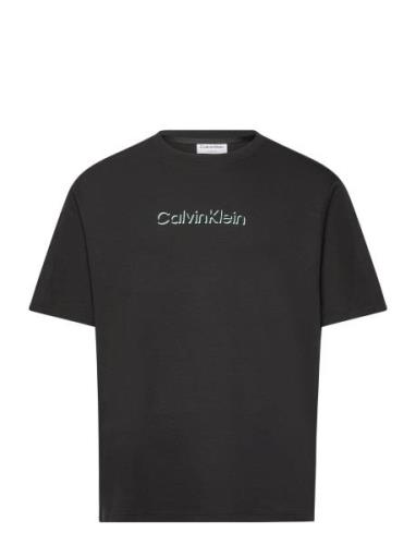 Shadow Embossed Logo T-Shirt Black Calvin Klein