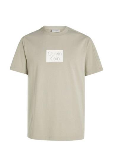 Cut Out Shadow Logo T-Shirt Grey Calvin Klein