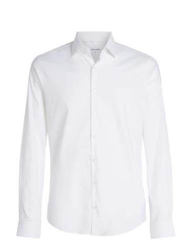 Performance Solid Slim Shirt White Calvin Klein