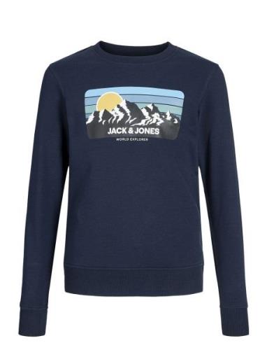 Jjpeak Sweat Crew Neck Jnr Navy Jack & J S