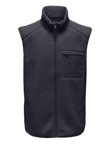 Onsdallas Sherpa Vest Otw Vd Navy ONLY & SONS