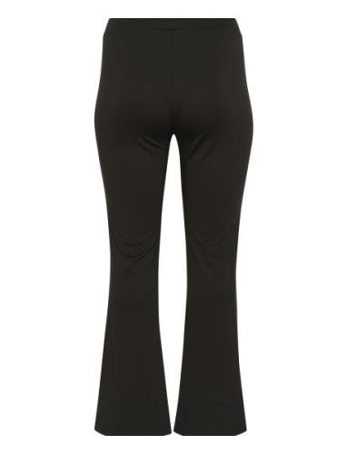 Kcjenna Flared Leggings Black Kaffe Curve