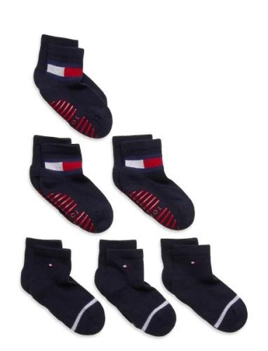 Th Baby Sock 6P Flag Sock Ecom Blue Tommy Hilfiger