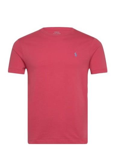 Custom Slim Fit Jersey Crewneck T-Shirt Red Polo Ralph Lauren