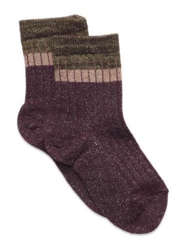 Norma Glitter Socks Patterned Mp Denmark