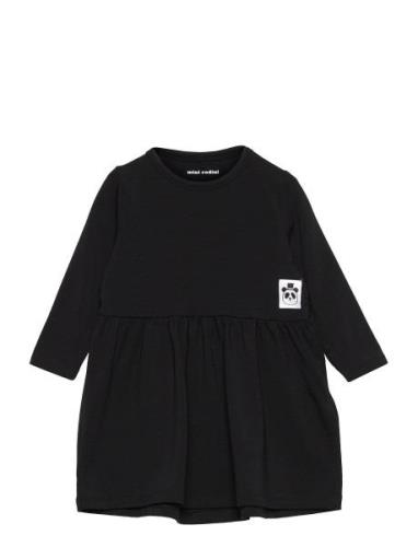 Basic Ls Dress Tencel™ Black Mini Rodini