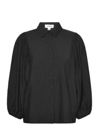 Slleodora Stefani Shirt 3/4 Black Soaked In Luxury