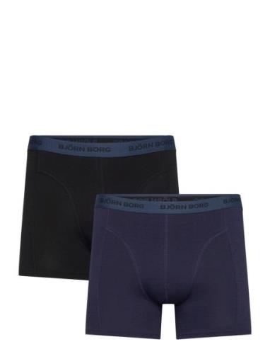 Cotton Stretch Boxer 2P Navy Björn Borg