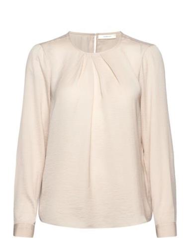 Dotaiw Pleat Blouse Beige InWear