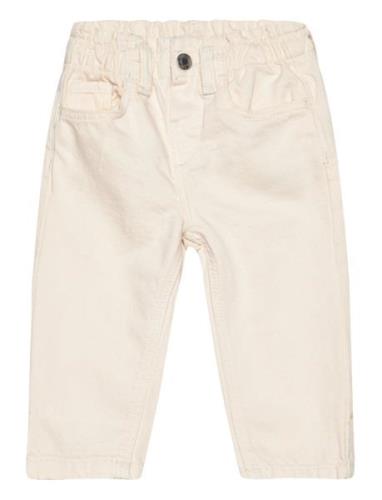 Paperbag Jeans Cream Mango