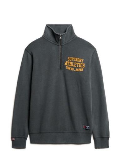 Track & Field Graphic Half Zip Grey Superdry