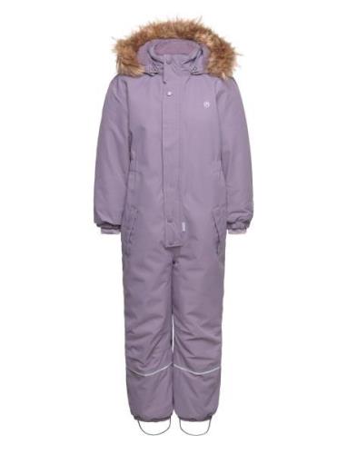 Snow Suit Purple Minymo