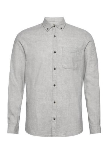 Jjeclassic Melange Shirt Ls Noos Grey Jack & J S