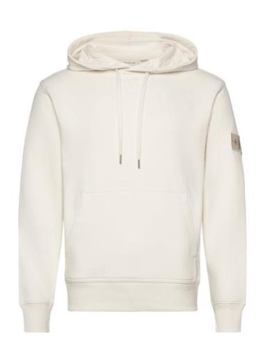 Badge Hoodie Cream Calvin Klein Jeans