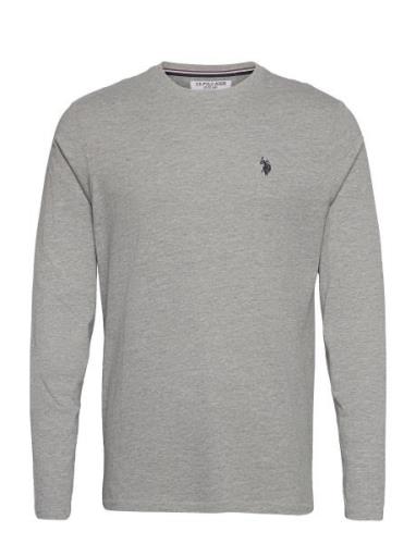 Uspa T-Shirt Ls Brolin Men Grey U.S. Polo Assn.