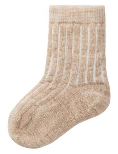 Nbnrakel Nil Sock Wo/Po Lil Beige Lil'Atelier