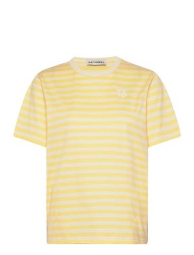 Tasaraita Relaxed Ss Yellow Marimekko