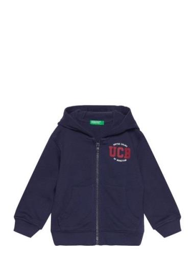 Jacket W/Hood L/S Navy United Colors Of Benetton