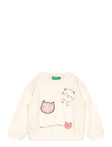 Sweater L/S Cream United Colors Of Benetton