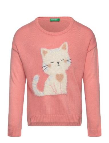 Sweater L/S Pink United Colors Of Benetton