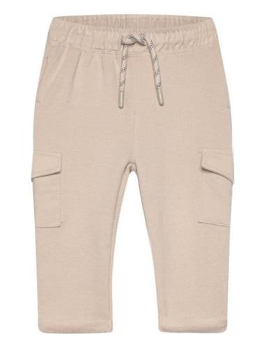 Cotton Jogger Cargo Pants Beige Mango