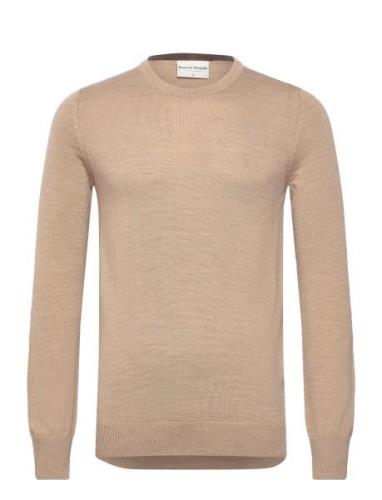 Bs Jupiter Regular Fit Knitwear Beige Bruun & Stengade